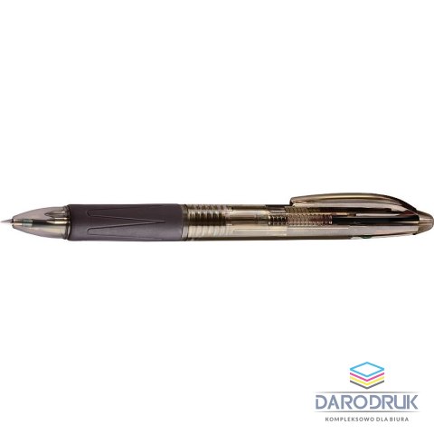 Tetis Długopis standardowy 4-kolorowy wkład niebieski 1mm Tetis (KD800-4M)