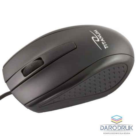 Titanum Mysz Marlin czarny Titanum (TM110K)