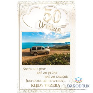 Ab Card Kartka składana DL+ Urodziny Ab Card (AB+)