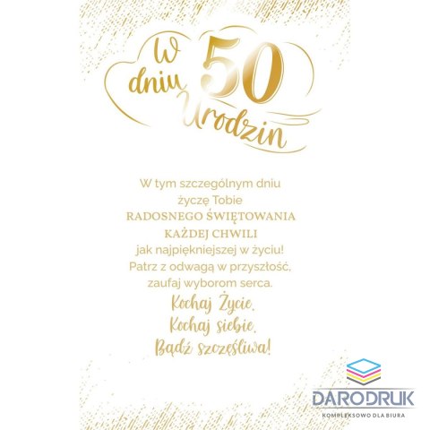 Ab Card Kartka składana DL+ Urodziny Ab Card (AB+)