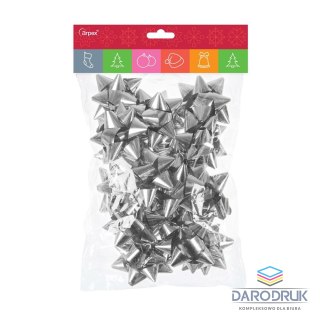 Arpex Kokarda samoprzylepne 16szt. srebrne 70mm Arpex (BN5229SRE)