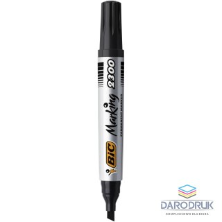 Bic Marker permanentny Marking 2300 wkład czarny 3,7-5,5mm ścięta końcówka Bic (8209263)