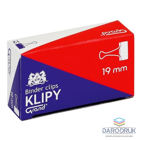Grand Klipy 19mm czarny Grand (110-1092)
