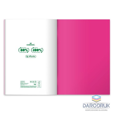 Herlitz Zeszyt B5 Colors 9564972 60k. 70g krata Herlitz (400198135)