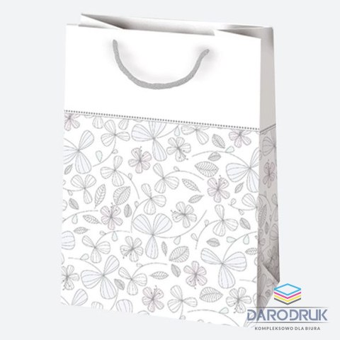 Pol-mak Torebka ozdobna z brokatem Pol-Mak mix wzorów 230x320x110 (T5B)