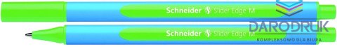 Schneider Długopis żelowy Sliedr Edge M wkład zielony Mmm Schneider (SR152104)