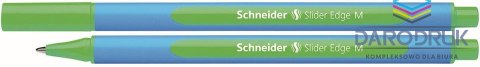 Schneider Długopis żelowy Sliedr Edge M wkład zielony Mmm Schneider (SR152104)