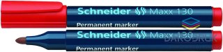 Schneider Marker permanentny Maxx 130 wkład czerwony 1,0-3,0mm okrągła końcówka Schneider (SR123002)
