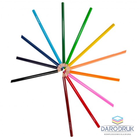 Starpak Kredki ołówkowe Unicorn 12 kol. Starpak (553553)