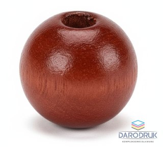 Titanum Ozdoba drewniana Craft-Fun Series Korale drewniane w kolorze ciemnobrązowym Titanum (25KBZ002)