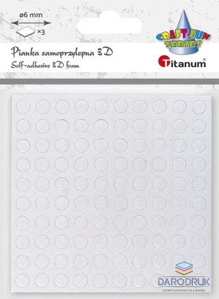 Titanum Plaster samoprzylepny Craft-Fun Series pianka 3D [mm:] 6 Titanum (29003)