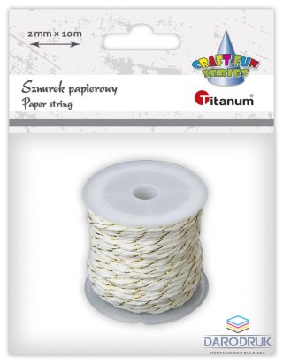 Titanum Sznurek Craft-Fun Series papierowy 10m Titanum (24BR0201-16)