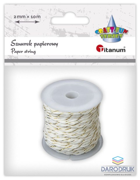 Titanum Sznurek Craft-Fun Series papierowy 10m Titanum (24BR0201-16)