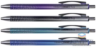 Vinson Długopis olejowy CONNECT K8 METALIZOWANE KROPECZKI wkład niebieski 0,7mm Vinson