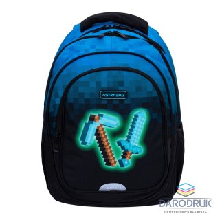 Astra Plecak Astrabag Blue Pixel Astra (502024093)