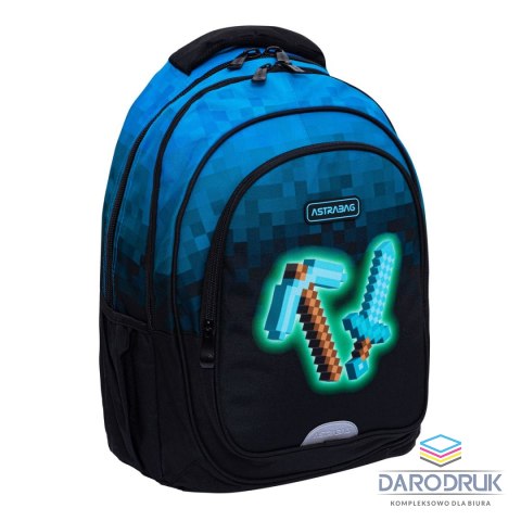 Astra Plecak Astrabag Blue Pixel Astra (502024093)