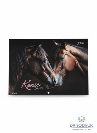 Avanti Kalendarz ścienny KONIE wieloplanszowy 285mm x 410mm Avanti (KA-10)
