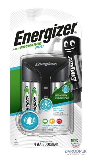Energizer Ładowarka akumulatorowa PRO + 4 x R6 2000 mAh Energizer (NH15-2000)