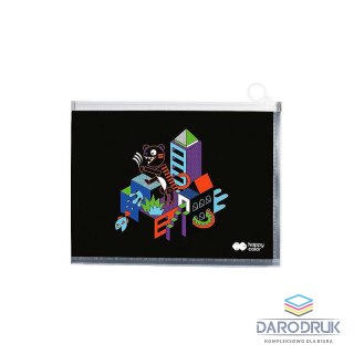 Happy Color Teczka plastikowa na suwak B5 mix Happy Color (HA 4613 2520-MC)