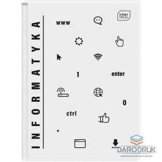 Interdruk Brulion tematyczny A5 5902277332431 80k. 70g krata Interdruk (INFORMATYKA)