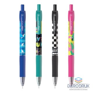 Interdruk Długopis wkład niebieski 0,7mm Interdruk (IDŁFUNKY)