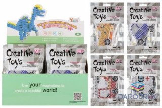 Mega Creative Koraliki dla dziewczynki do zgrzewania pojazdy Mega Creative (544392)