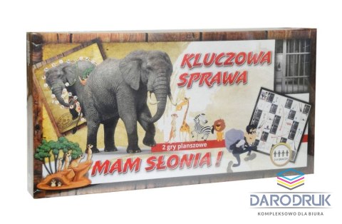 Moneks Gra planszowa Mam słonia kluczowa sprawa Moneks (585087)