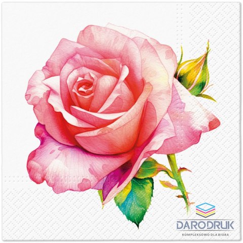 Paw Serwetki Lunch Unique Rose mix nadruk papier Paw (SDL148100)