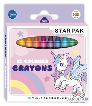 Starpak Kredki ołówkowe Unicorn 12 kol. Starpak (490949)
