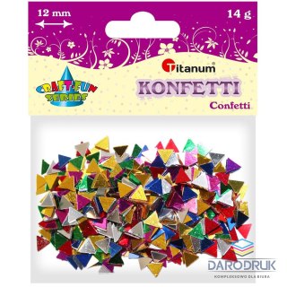 Titanum Konfetti Titanum Craft-Fun Series Trójkąty mix kolorów