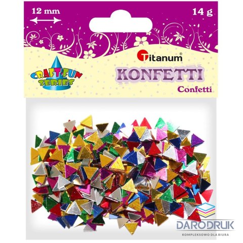 Titanum Konfetti Titanum Craft-Fun Series Trójkąty mix kolorów