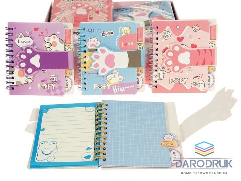 Adar Notes (notatnik) B7 z łapką mix Adar (629813)