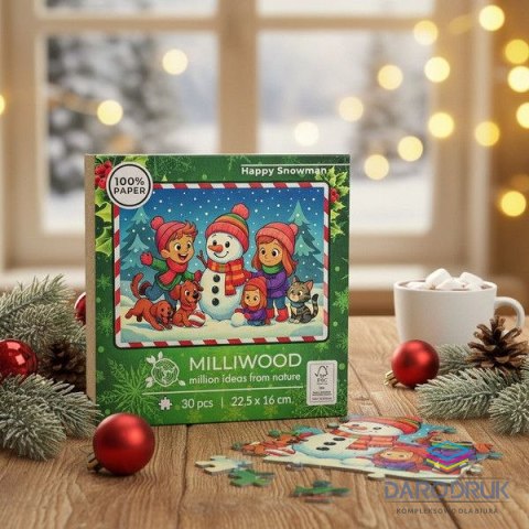 Alexander Puzzle Christmas - Happy Snowman 30 el. Alexander (50868)