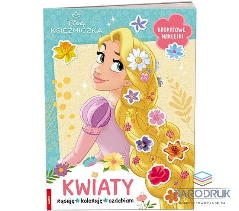 Ameet Książeczka edukacyjna Disney Księżniczka. Kwiaty Ameet (KWI 9101)