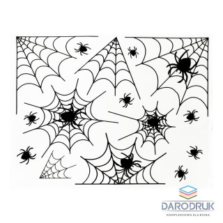 Arpex Ozdoba halloweenowa Dekoracja elektrostatyczna - pajęczyna Arpex (HA5050)