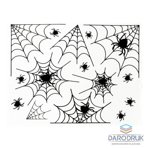 Arpex Ozdoba halloweenowa Dekoracja elektrostatyczna - pajęczyna Arpex (HA5050)
