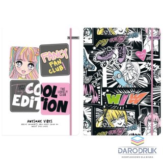 Beniamin Teczka kartonowa na gumkę priplak-manga A4 mix Beniamin (4249)