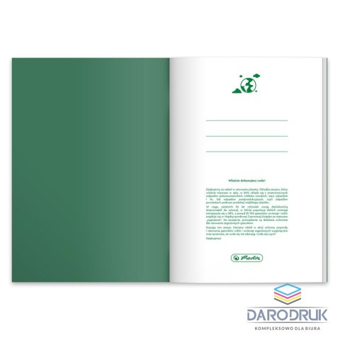 Herlitz Zeszyt A5 Ocean Colors Eco PP 9552399 60k. 70g linia Herlitz (400198106)