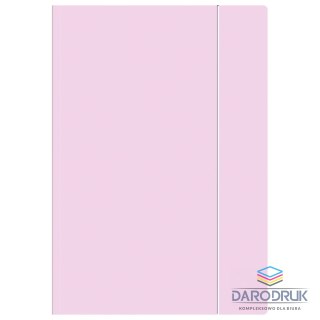 Interdruk Teczka kartonowa na gumkę pastel HOLOGRAM A4+ mix Interdruk