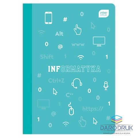 Interdruk Zeszyt tematyczny A5 Matematyka 60k. 70g krata Interdruk