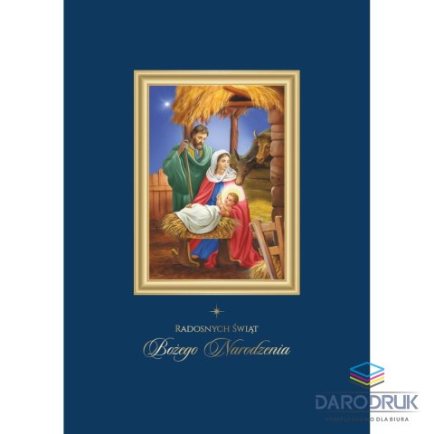 Kartka składana B6 Bożenarodzenie (5902973350463)