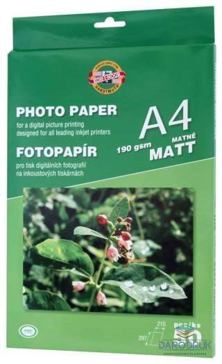 Koh-I-Noor Papier foto A4 matt 190g Koh-I-Noor