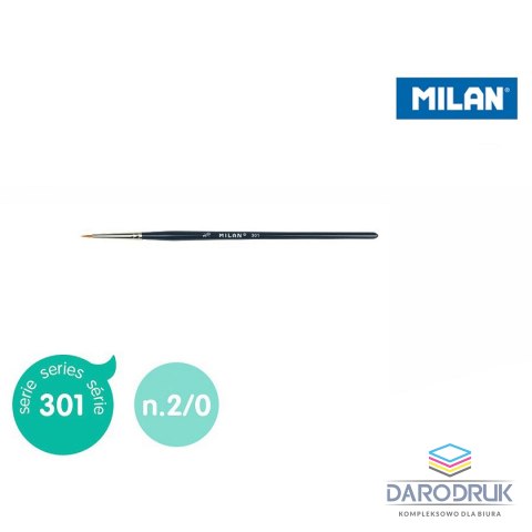 Milan Pędzel nr 2/0 Milan (80356/12)