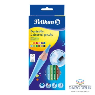 Pelikan Kredki ołówkowe 700689 12 kol. Pelikan (100401600)