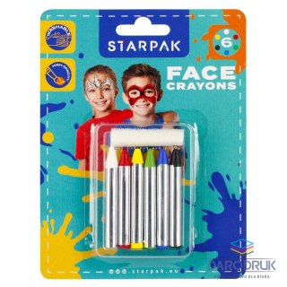 Starpak Kredki do malowania twarzy 6 kol. Starpak (528375)