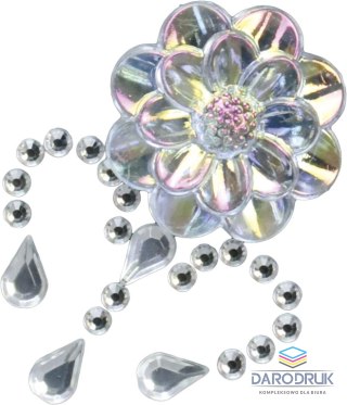 Titanum Kryształki Craft-Fun Series kwiaty srebrne Titanum (25BJ033141-1)