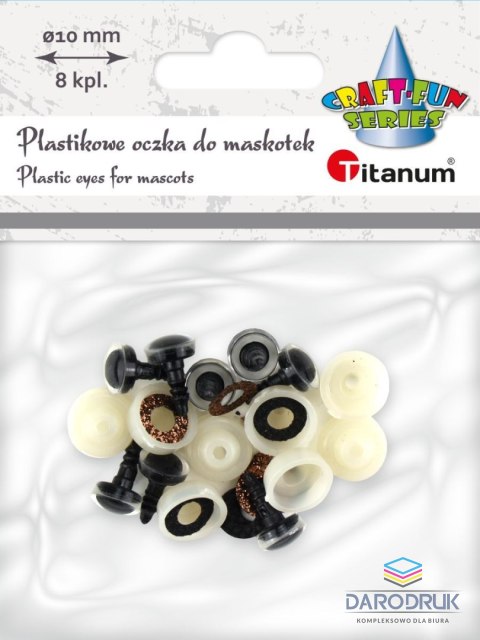 Titanum Oczka Craft-Fun Series do maskotek Titanum (25BR004)