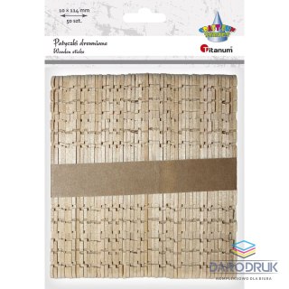 Titanum Ozdoba drewniana Craft-Fun Series patyczki Titanum (BG016N)